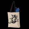 11L Canvas Tote with Contrast-Color Handles Thumbnail