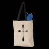 11L Canvas Tote with Contrast-Color Handles Thumbnail
