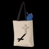 11L Canvas Tote with Contrast-Color Handles Thumbnail