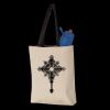11L Canvas Tote with Contrast-Color Handles Thumbnail