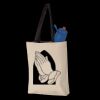 11L Canvas Tote with Contrast-Color Handles Thumbnail