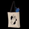 11L Canvas Tote with Contrast-Color Handles Thumbnail