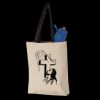 11L Canvas Tote with Contrast-Color Handles Thumbnail
