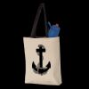 11L Canvas Tote with Contrast-Color Handles Thumbnail