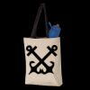 11L Canvas Tote with Contrast-Color Handles Thumbnail
