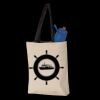 11L Canvas Tote with Contrast-Color Handles Thumbnail