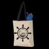 11L Canvas Tote with Contrast-Color Handles Thumbnail