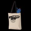 11L Canvas Tote with Contrast-Color Handles Thumbnail
