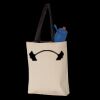 11L Canvas Tote with Contrast-Color Handles Thumbnail