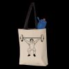 11L Canvas Tote with Contrast-Color Handles Thumbnail