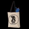 11L Canvas Tote with Contrast-Color Handles Thumbnail