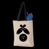 11L Canvas Tote with Contrast-Color Handles Thumbnail