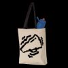 11L Canvas Tote with Contrast-Color Handles Thumbnail