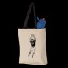 11L Canvas Tote with Contrast-Color Handles Thumbnail