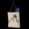 11L Canvas Tote with Contrast-Color Handles Thumbnail