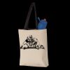 11L Canvas Tote with Contrast-Color Handles Thumbnail