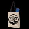 11L Canvas Tote with Contrast-Color Handles Thumbnail