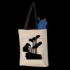 11L Canvas Tote with Contrast-Color Handles Thumbnail