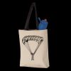 11L Canvas Tote with Contrast-Color Handles Thumbnail