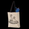 11L Canvas Tote with Contrast-Color Handles Thumbnail
