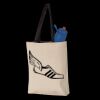 11L Canvas Tote with Contrast-Color Handles Thumbnail