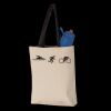 11L Canvas Tote with Contrast-Color Handles Thumbnail