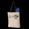 11L Canvas Tote with Contrast-Color Handles Thumbnail