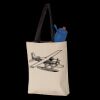 11L Canvas Tote with Contrast-Color Handles Thumbnail