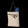 11L Canvas Tote with Contrast-Color Handles Thumbnail