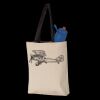 11L Canvas Tote with Contrast-Color Handles Thumbnail