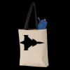 11L Canvas Tote with Contrast-Color Handles Thumbnail