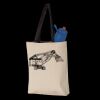 11L Canvas Tote with Contrast-Color Handles Thumbnail