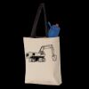 11L Canvas Tote with Contrast-Color Handles Thumbnail