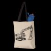 11L Canvas Tote with Contrast-Color Handles Thumbnail