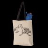 11L Canvas Tote with Contrast-Color Handles Thumbnail