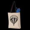 11L Canvas Tote with Contrast-Color Handles Thumbnail