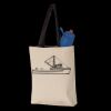 11L Canvas Tote with Contrast-Color Handles Thumbnail