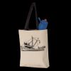 11L Canvas Tote with Contrast-Color Handles Thumbnail
