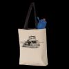 11L Canvas Tote with Contrast-Color Handles Thumbnail