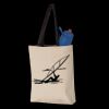 11L Canvas Tote with Contrast-Color Handles Thumbnail