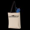 11L Canvas Tote with Contrast-Color Handles Thumbnail