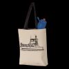11L Canvas Tote with Contrast-Color Handles Thumbnail