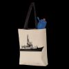 11L Canvas Tote with Contrast-Color Handles Thumbnail