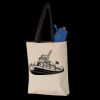 11L Canvas Tote with Contrast-Color Handles Thumbnail