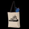 11L Canvas Tote with Contrast-Color Handles Thumbnail