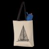 11L Canvas Tote with Contrast-Color Handles Thumbnail