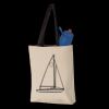 11L Canvas Tote with Contrast-Color Handles Thumbnail