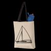 11L Canvas Tote with Contrast-Color Handles Thumbnail