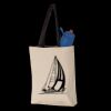 11L Canvas Tote with Contrast-Color Handles Thumbnail