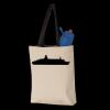 11L Canvas Tote with Contrast-Color Handles Thumbnail